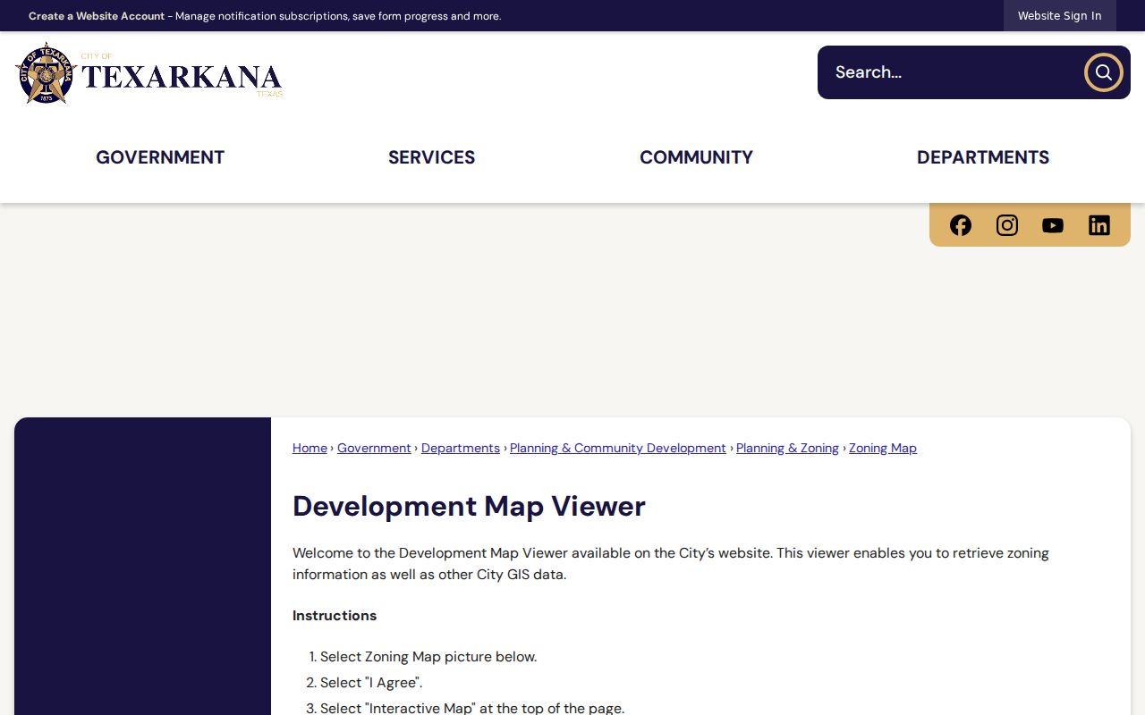 Texarkana neighbors lookup development map layer guide