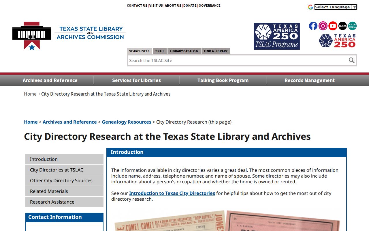 Texarkana previous residents city-directory and house-history research guide